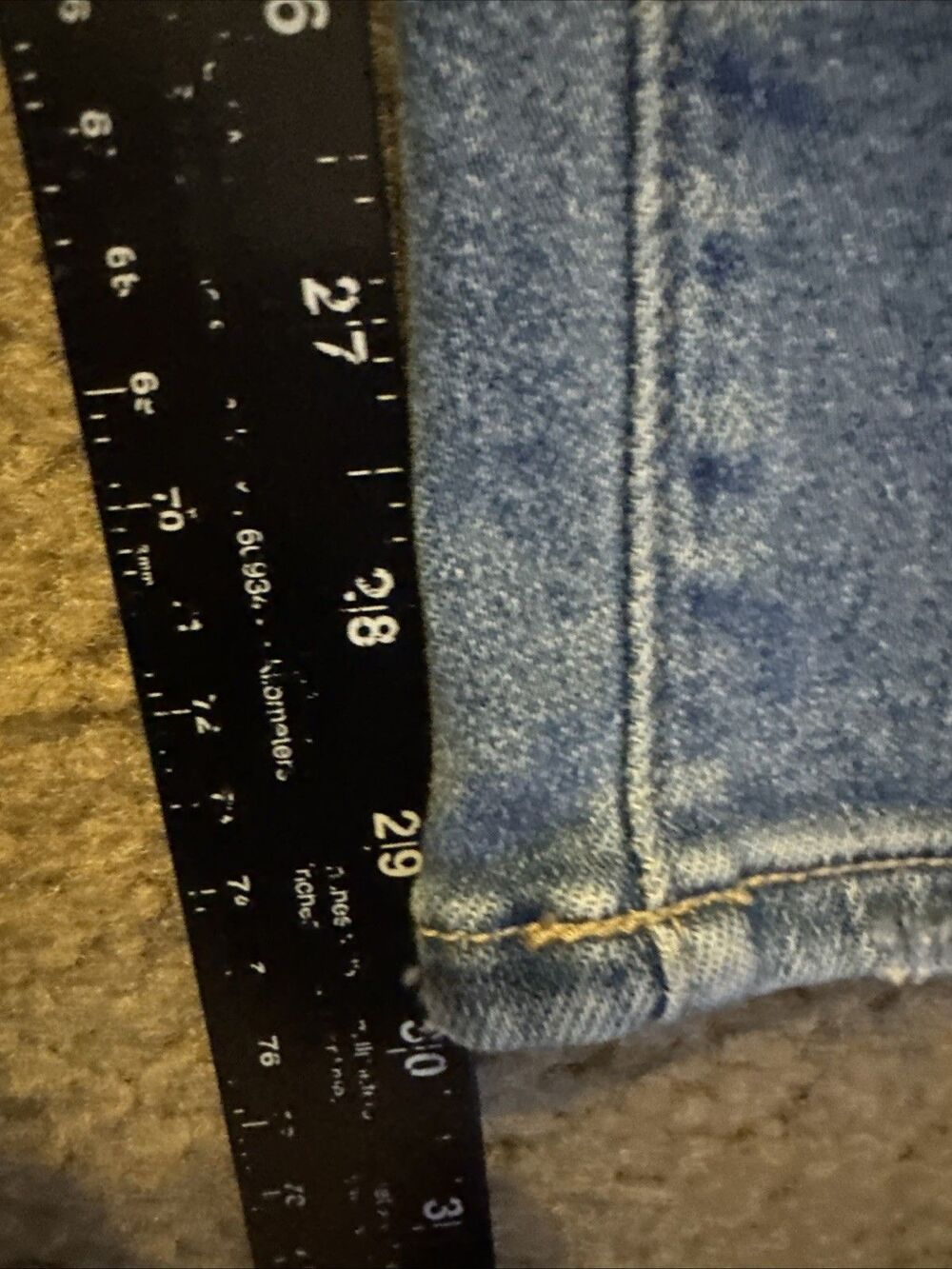 Hidden Womens Size 34 Blue Denim High Rise Jeans - Picture 6 of 15